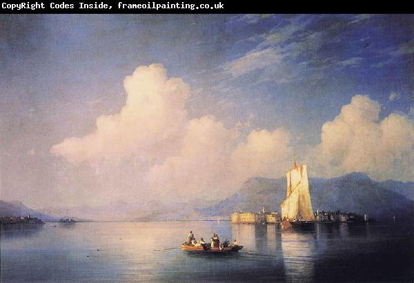 Ivan Aivazovsky Lake Maggiore in the Evening